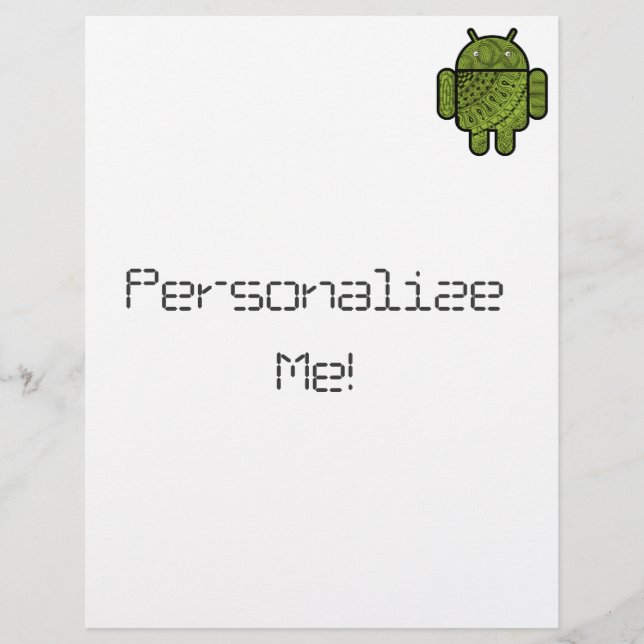 Papier Pancho Doodle Character pour robot Android™ (Devant)