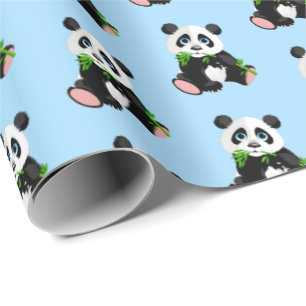 Papier-Panda-Beer met onmiddellijke verpakking Cadeaupapier