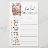 Papier Panier à fleurs - douche nuptiale émoticônes (Devant)