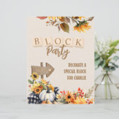 Papier Panneau d'activité Petit bloc de ferme Citrouille (Debout devant)