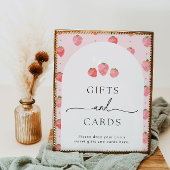 Papier Panneau de cadeaux de fraise | Panneau de fraise 