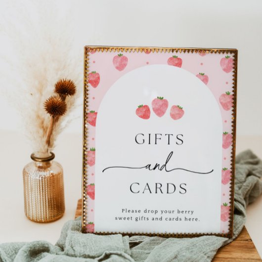 Papier Panneau de cadeaux de fraise | Panneau de fraise 