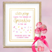 Papier Panneau de jeu d'activité pour fête de donuts avec