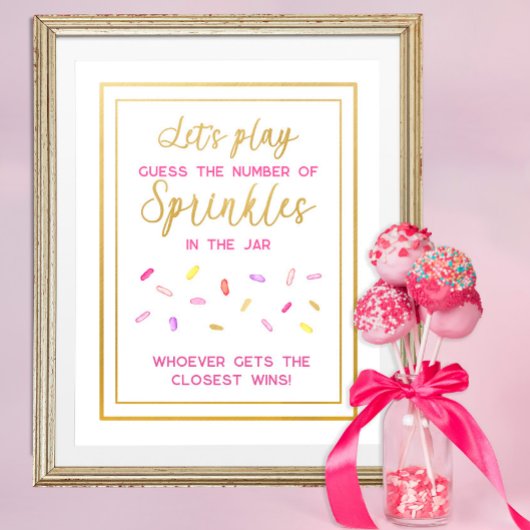 Papier Panneau de jeu d'activité pour fête de donuts avec