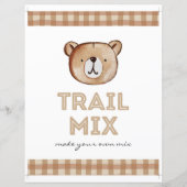 Papier Panneau de la barre de mixage de piste de l'ours (Devant)