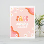 Papier Panneau de la station de peinture super faciale (Debout devant)