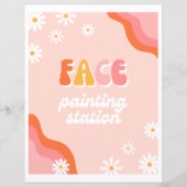 Papier Panneau de la station de peinture super faciale (Devant)