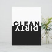 Papier Panneau de lessive scandinave moderne (Debout devant)