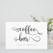 Papier Panneau de Mariage de calligraphie noir blanc (Debout devant)