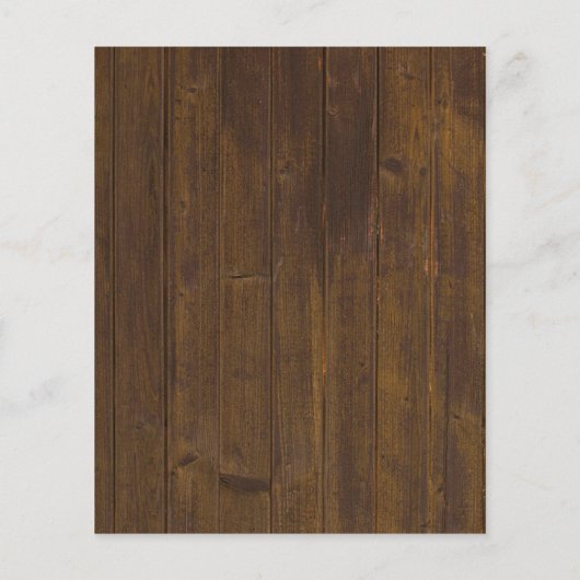 Papier Panneau de mariage rustique pour cérémonie en acou (Dos)