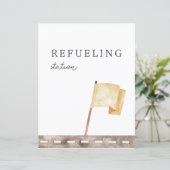 Papier Panneau de partie personnalisée de la station de r (Debout devant)