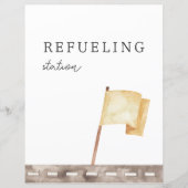 Papier Panneau de partie personnalisée de la station de r (Devant)