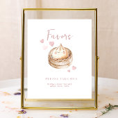Papier Panneau de préférence Baby shower rose minuscule |