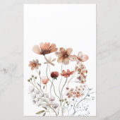 Papier Panneau de prières Fleurs sauvages d'automne pour  (Dos)