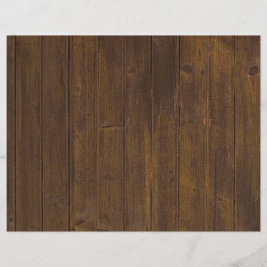 Papier Panneau de siège Mariage rustique Petit budget en  (Dos)