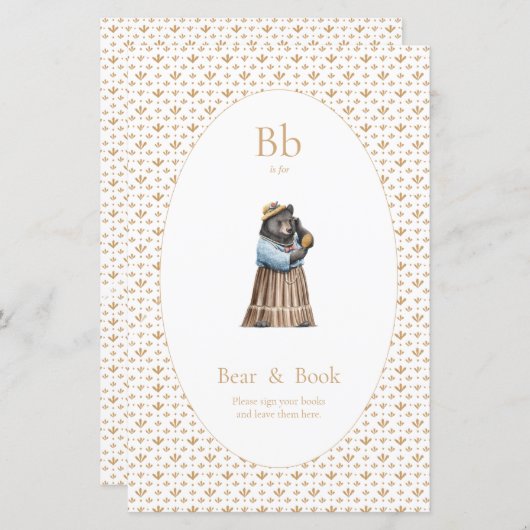 Papier Panneau de table - livres (Devant / Derrière)