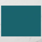 Papier Panneau du livre d'or mariage - Mariage Turquoise (Dos)