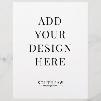 Papier Panneau Mariage 8,5 x 11 pouces - impression perso