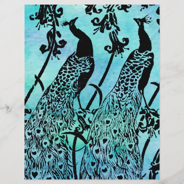 Papier Paons (Devant)