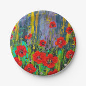 Papier papaver Bord (Voorkant)