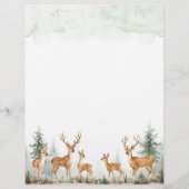 Papier papeterie bois cerf (Dos)