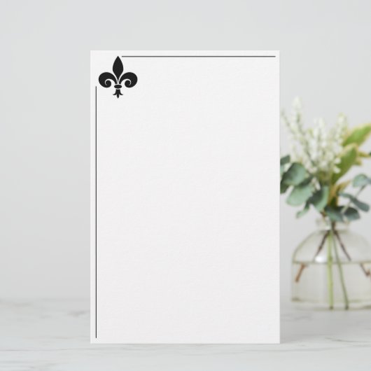 Papier papeterie Fleur De Lis (Debout devant)