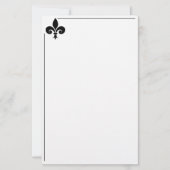 Papier papeterie Fleur De Lis (Devant)