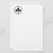 Papier papeterie Fleur De Lis (Devant)