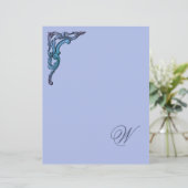 Papier papeterie Pastel Monogram Romantique (Debout devant)