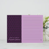 Papier papeterie personnalisé en papier à lettres  (Debout devant)