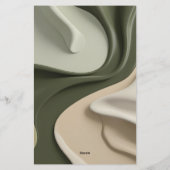 Papier papeterie polyvalent en graphisme élégant (Dos)