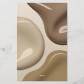 Papier papeterie polyvalent en graphisme élégant (Dos)