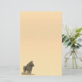 Papier papeterie pour Cheval de Mare et Foie (Debout devant)