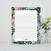 Papier, Papier à écriture linéaire, Empreinte de l (Debout devant)