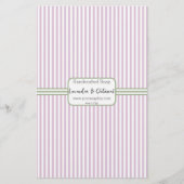 Papier Papier à papier à ruban vertical rose-pourp (Devant)