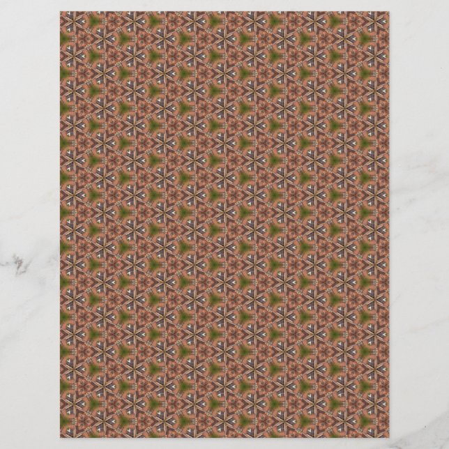 Papier papier du carnet de bord Motif Brown (Devant)