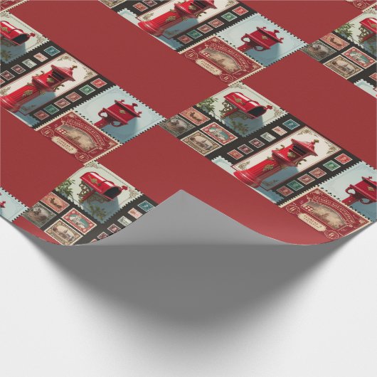 papier- papier voor het verpakken van post (Hoek)