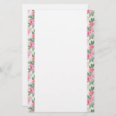 Papier papierroze pioenrozen (Voorkant / Achterkant)