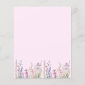 Papier Papillon 1er anniversaire rose violet invitation f (Dos)