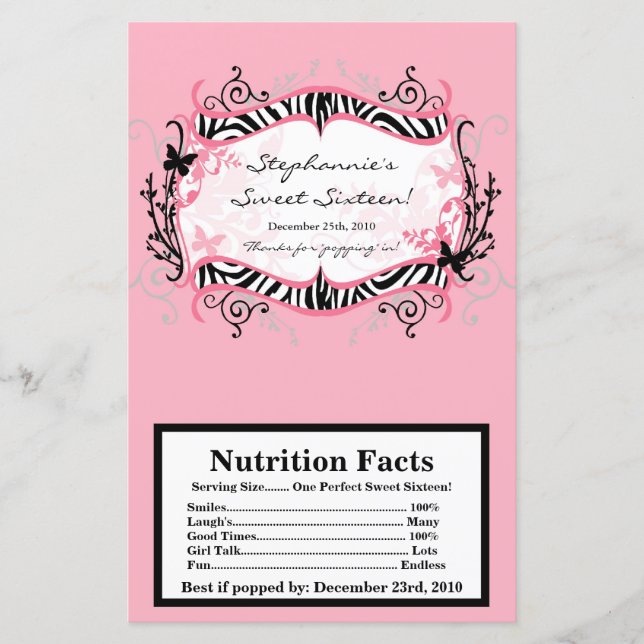 Papier Papillon à mouche à épi à maïs soufflé à micro-ond (Devant)