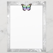 Papier papillon arc-en-ciel brillant (Dos)