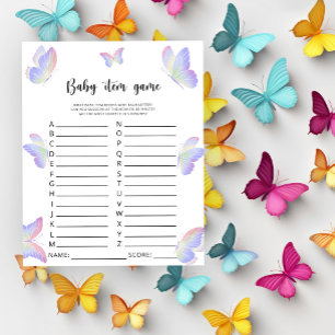Papier Papillon - Baby Item Jeu. Jeu baby shower