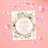 Papier Papillon bohème et Baby shower budgétaire floral