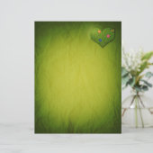 Papier Papillon en forme de coeur (Debout devant)