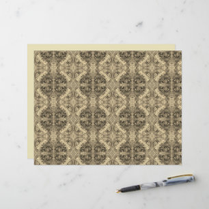 Papier Papillon Sepia Élégant style Vintage antique