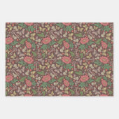 Papier papillon vintage victorien anciennes clés m (Devant)