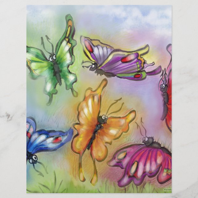 Papier Papillons (Devant)