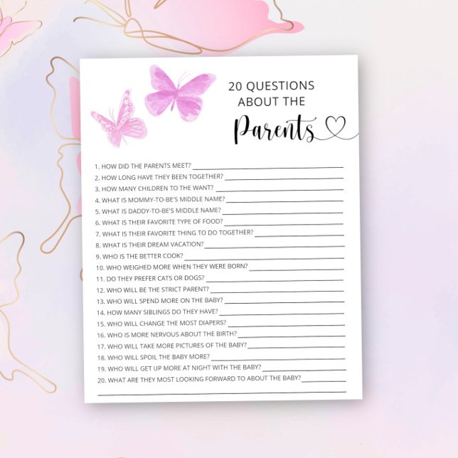 Papier Papillons - jeux sur les parents (Créateur téléchargé)