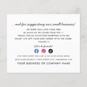 Papier Paquet d'activités de Merci budgétaire (Dos)