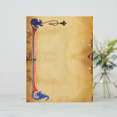 PAPIER PARCHEMENT FLORENTIEL ANTIQUE (Debout devant)